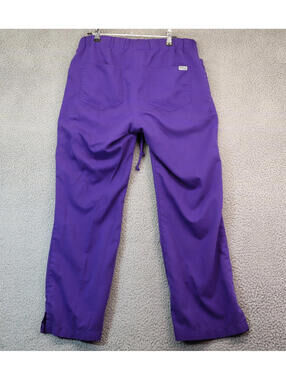 Greys Anatomy Scrub Pants purple Small bottoms SP wide leg